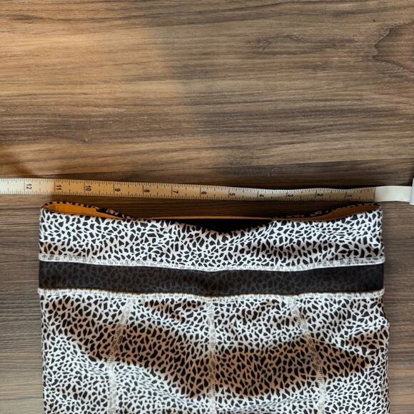 Lululemon inspire leggings miss mosaic white / black size 2 - Picture 5 of 9